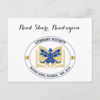 Postal Postcarta de la sociedad literaria