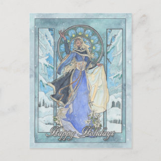 Postal Postcarta de Lady Snowflake
