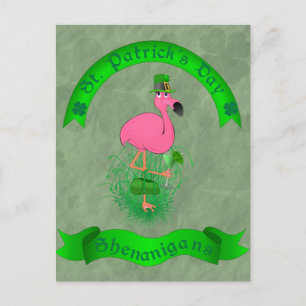 Postal Postcarta de las camisetas del Día de San Patricio
