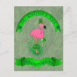 Postal Postcarta de las camisetas del Día de San Patricio