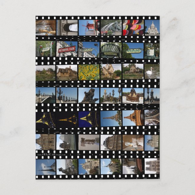 Postal Postcarta de las colecciones de París (Anverso)