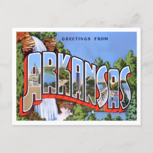 Postal Postcarta de las grandes letras de la época de Ark