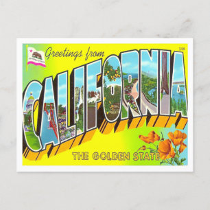 Postal Postcarta de las grandes letras de la época de Cal