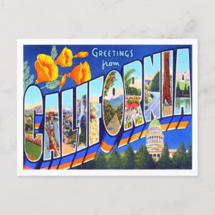 Postal Postcarta de las grandes letras de la época de Cal