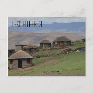 Postal Postcarta de Lesoto África