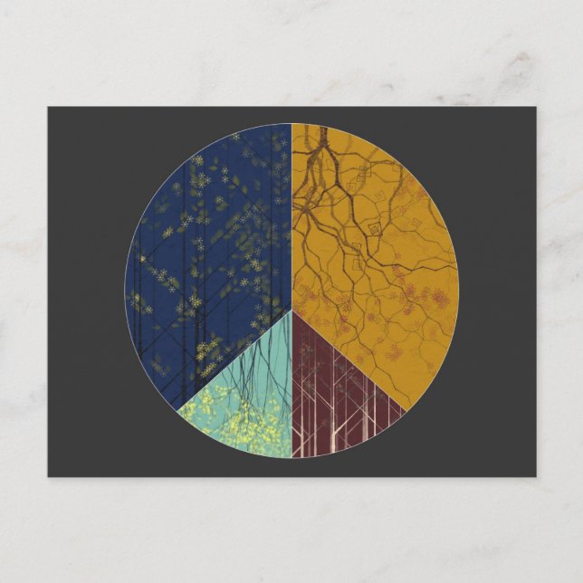 Postal Postcarta de los bosques de paz (Anverso)