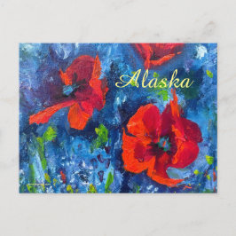 Postal Postcarta de los Coppies de Alaska