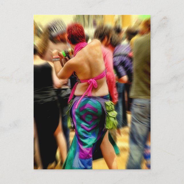 Postal Postcarta de los vistazos de Dancefloor (Anverso)