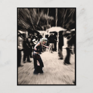 Postal Postcarta de los vistazos de Dancefloor