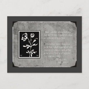 Postal Postcarta de Madre a Hija