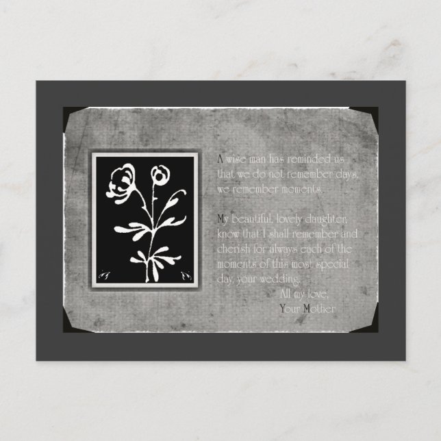 Postal Postcarta de Madre a Hija (Anverso)