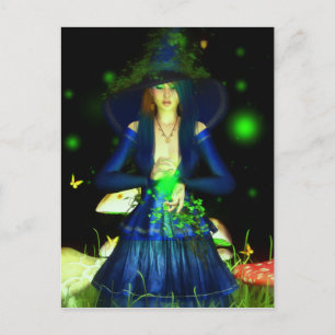 Postal Postcarta de Magick Verde