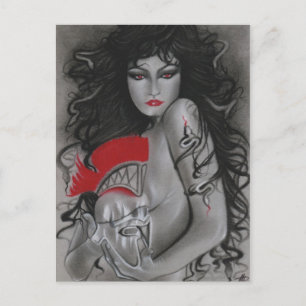 Postal Postcarta de mitología griega de Medusa