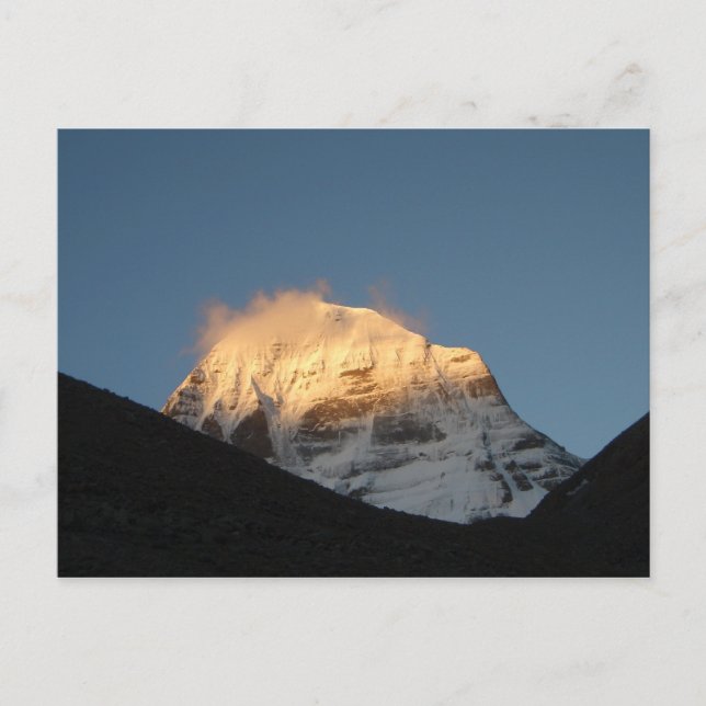 Postal Postcarta de Mount Kailash (Anverso)