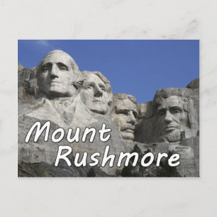 Postal Postcarta de Mount Rushmore