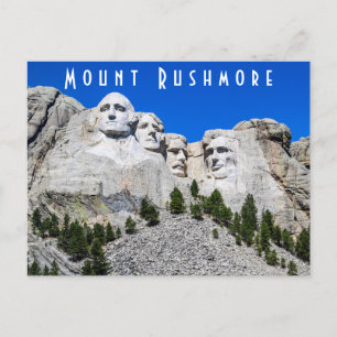 Postal Postcarta de Mount Rushmore
