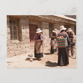 Postal Postcarta de mujeres del Tíbet