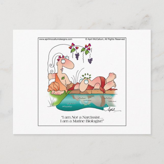 Postal Postcarta de NARCISSIST de April McCallum (Anverso)