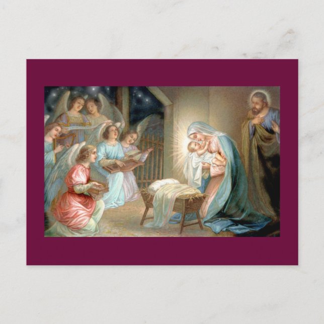 Postal Postcarta de Natividad (Anverso)