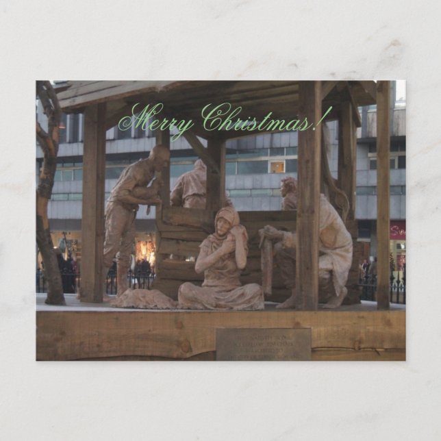 Postal Postcarta de Navidades de Natividad (Anverso)