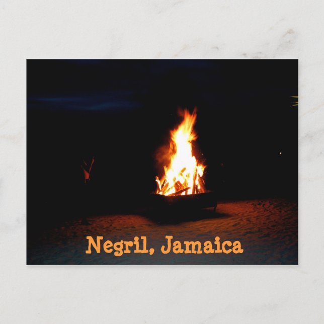Postal Postcarta de Negril Jamaica (Anverso)