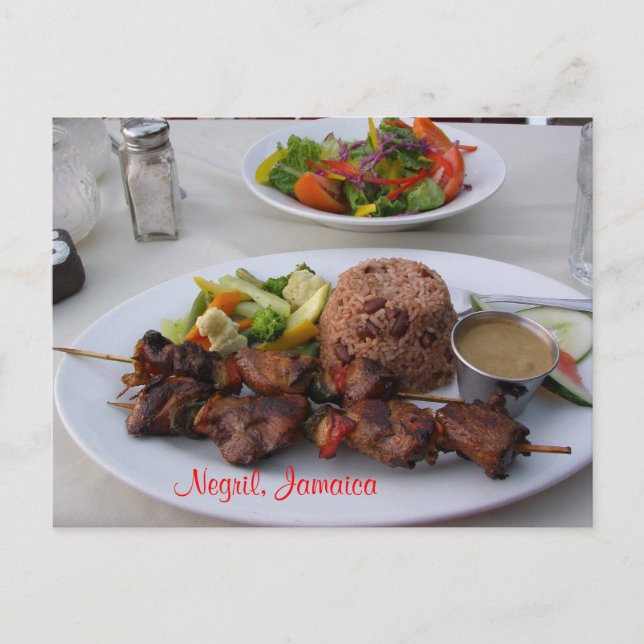 Postal Postcarta de Negril Jamaica (Anverso)