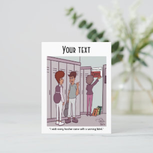 Postal Postcarta de nivel de paciencia