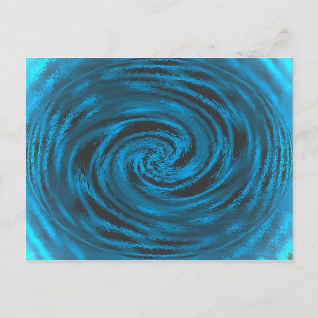 Postal Postcarta de olas oceánicas (Anverso)
