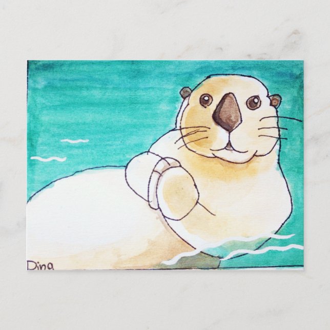 Postal Postcarta de Otter Sea (Anverso)