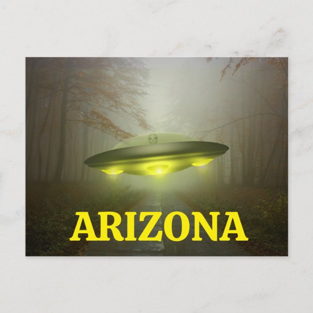 Postal Postcarta de OVO ARIZONA SPACESHIP (Anverso)