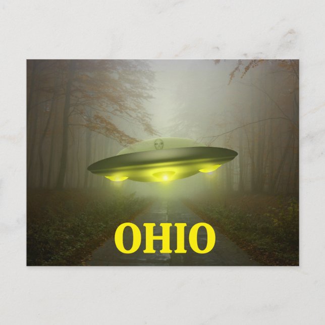 Postal Postcarta de OVO OHIO SPACESHIP (Anverso)