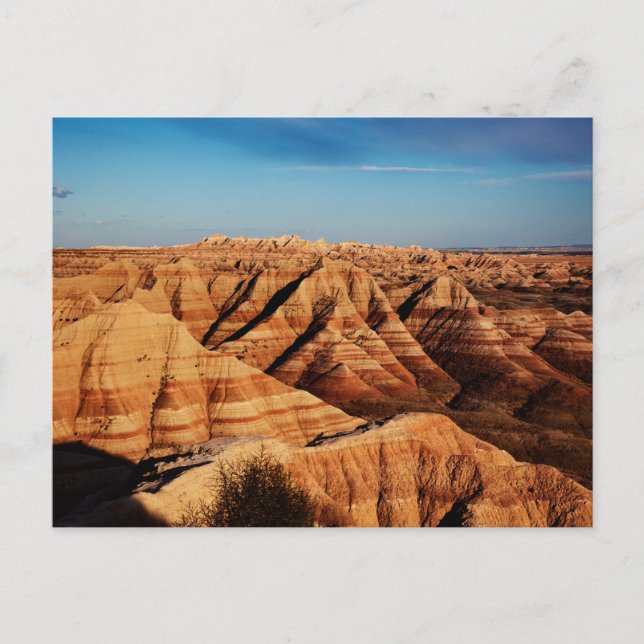 Postal Postcarta de paisaje retro-estadounidense (Anverso)