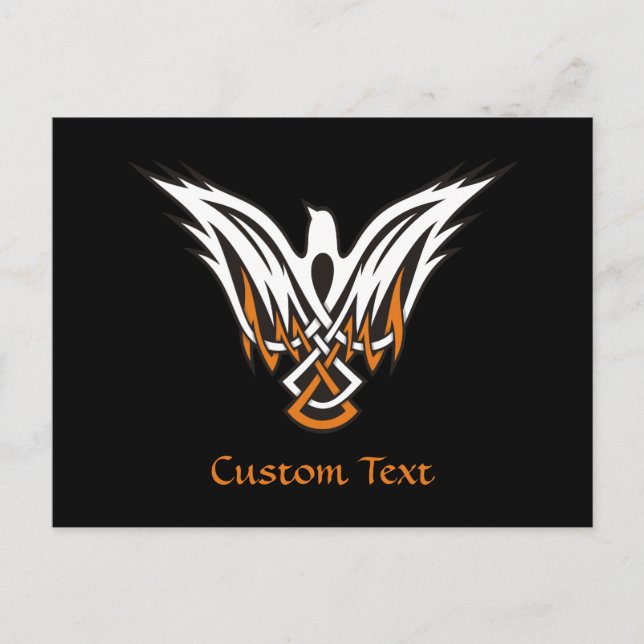 Postal Postcarta de pájaro celta (Anverso)