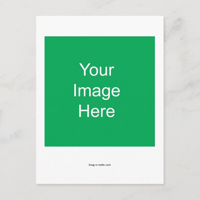 Postal Postcarta de patente Brag-o-matic (Anverso)