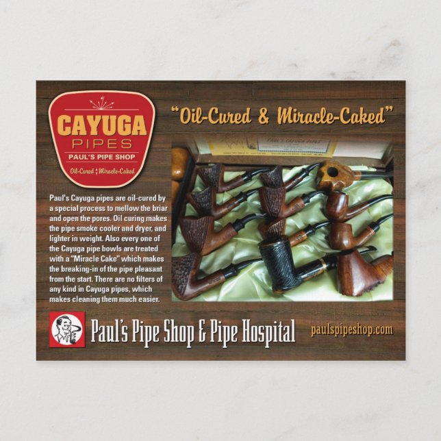 Postal Postcarta de Paul en Cayuga (Anverso)