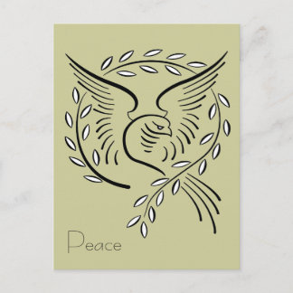 Postal Postcarta de Peace Dove