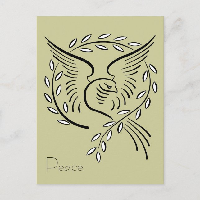 Postal Postcarta de Peace Dove (Anverso)