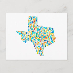 Postal Postcarta de Personalizable acuarela de Texas