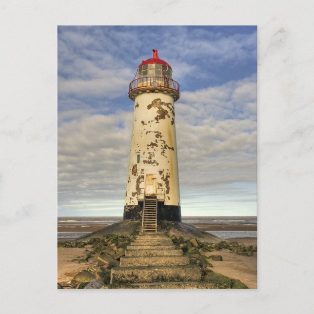 Postal Postcarta de Point Talacre North Wales (Anverso)