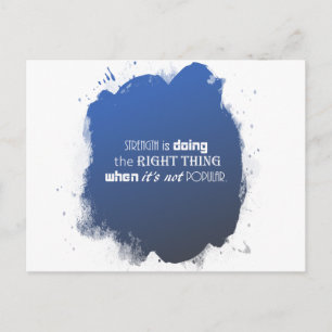 Postal Postcarta de presupuesto de fuerza