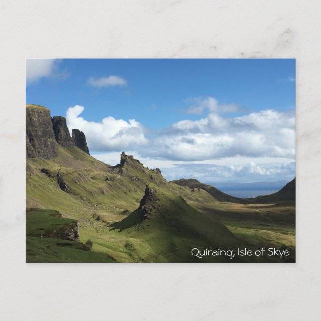 Postal Postcarta de Quiraing Skye (Anverso)