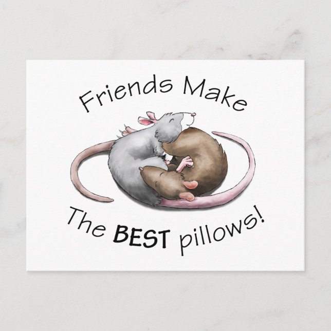 Postal Postcarta de rata corta (Anverso)