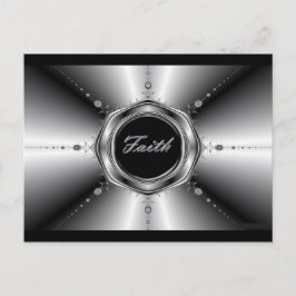 Postal Postcarta de recluso de Faith Fractal