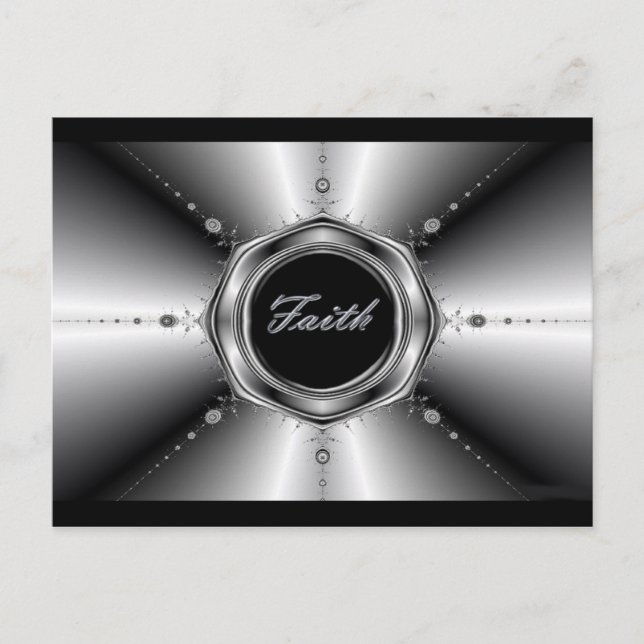 Postal Postcarta de recluso de Faith Fractal (Anverso)