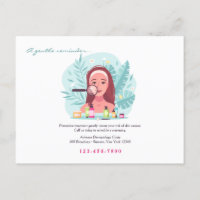 Postcarta de recordatorio de dermatólogo