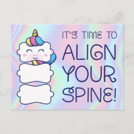 Postal Postcarta de recuperación de quiropráctica pediátr