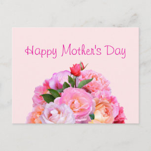 Postal Postcarta de Rosas del Día de la Madre