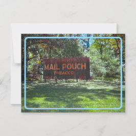 Postal Postcarta de Rótulo de tabaco de época