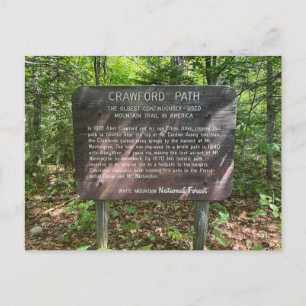Postal Postcarta de ruta de Crawford