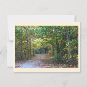 Postal Postcarta de ruta de estacionamiento